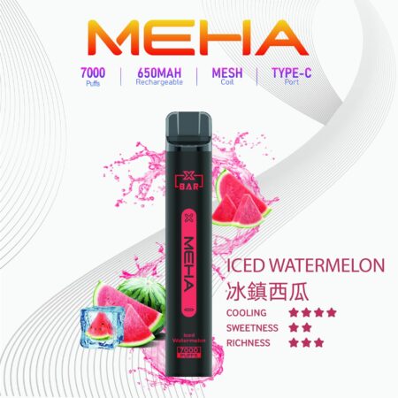 Meha Xbar 魅嗨小黑條 一次性電子煙 7000口|大容量持久型 台灣現貨供應 Meha Xbar 魅嗨小黑條 一次性電子煙 7000口|大容量持久型 台灣現貨供應