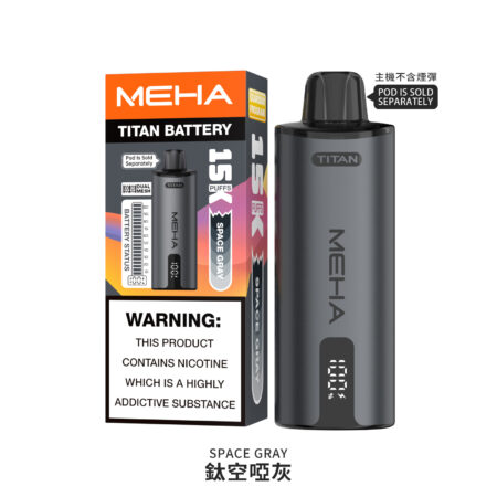 MEHA 魅嗨 TITAN 泰坦|15000口超長續航|15ml 大容量 × 雙霧化芯|買三送主機 MEHA 魅嗨 TITAN 泰坦|15000口超長續航|15ml 大容量 × 雙霧化芯|買三送主機